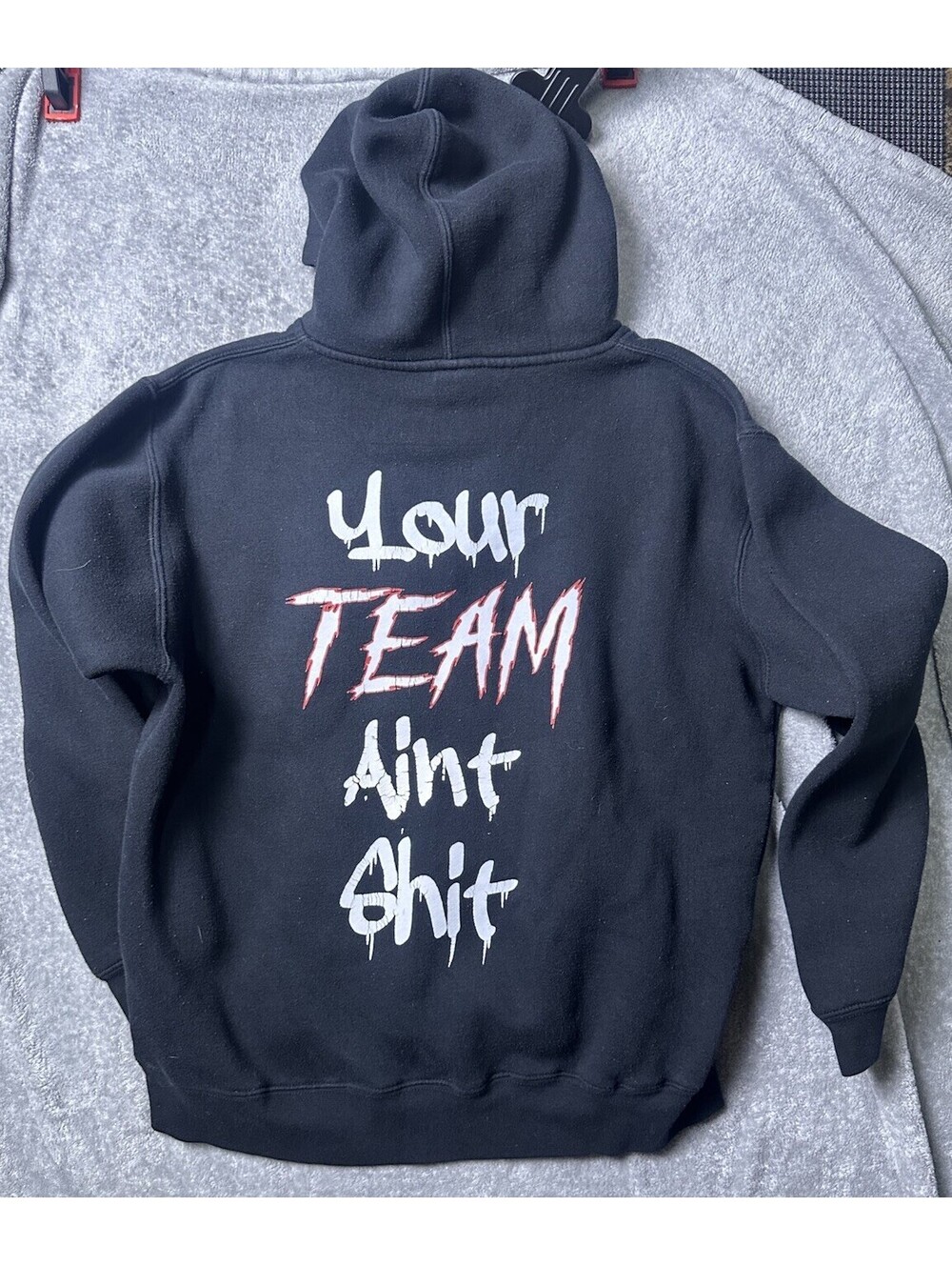 Misguided Motorsports Hoodie Mens M Your Team Ain’t Shi* Stunt Motorcycle Black